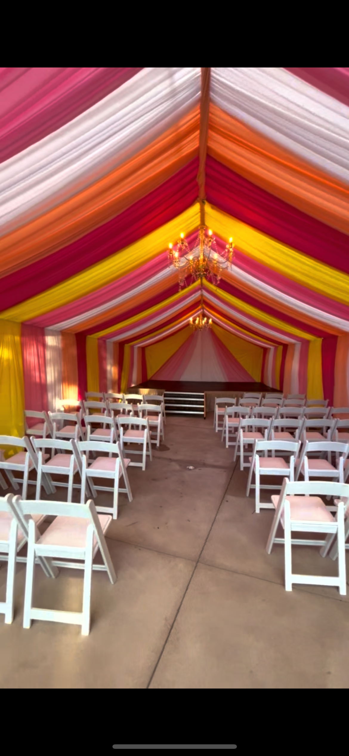 30x50 Tent and Drapery