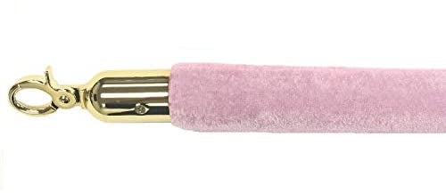 6ft Pink Velvet Rope