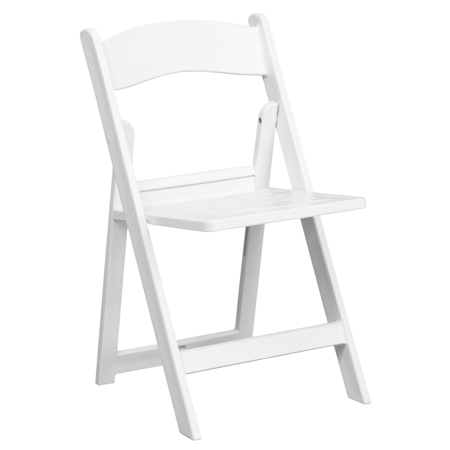 White resin padded chair rental for wedding ceremony in Beverly Hills, and Los Angeles