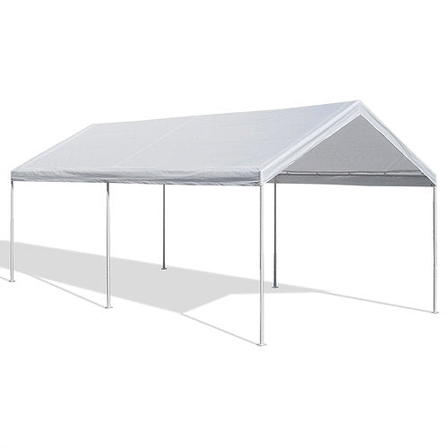 10x20 white high-peak party tent rental for backyard events in Los Angeles