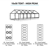 10x50 White Tent