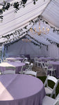 10x30 tent and drapery