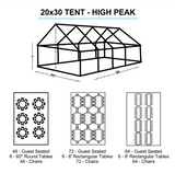 20x30 White Tent