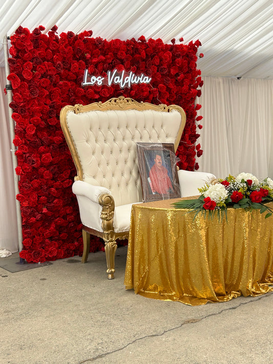 Flower Wall 8x8 - Red
