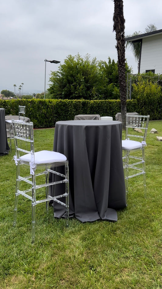 Clear Chiavari Barstool Rental