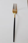 Black and Gold Dinner Fork