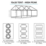 10x30 White Tent