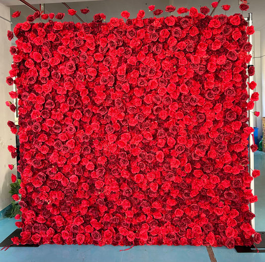 Flower Wall 8x8 - Red
