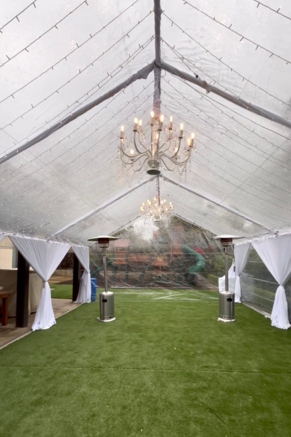 20x20 Clear Tent Rental