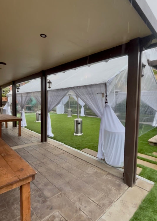 20x20 Clear Tent Rental