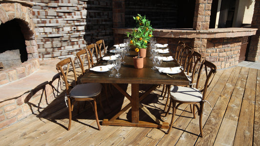 Mayflower Luxury Farm table Rental