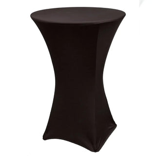 Black Cocktail Spandex table cloth 30” tables