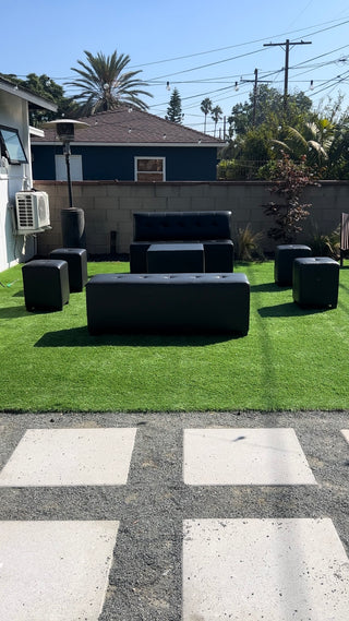 Black lounge furniture Set