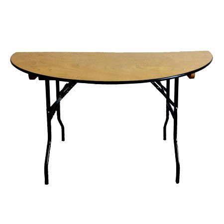 60"inch Half Moon Round Table Rental