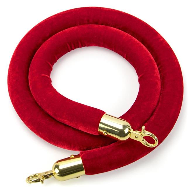 6ft Black Velvet Rope