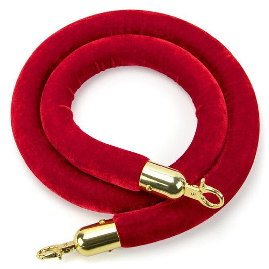 6ft Black Velvet Rope