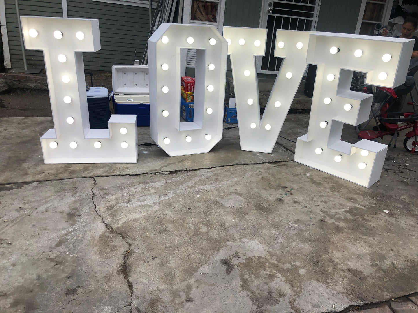 Light Up Marquee Letter A