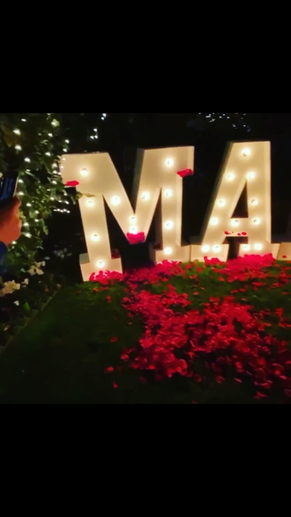 Light Up Marquee Letter A
