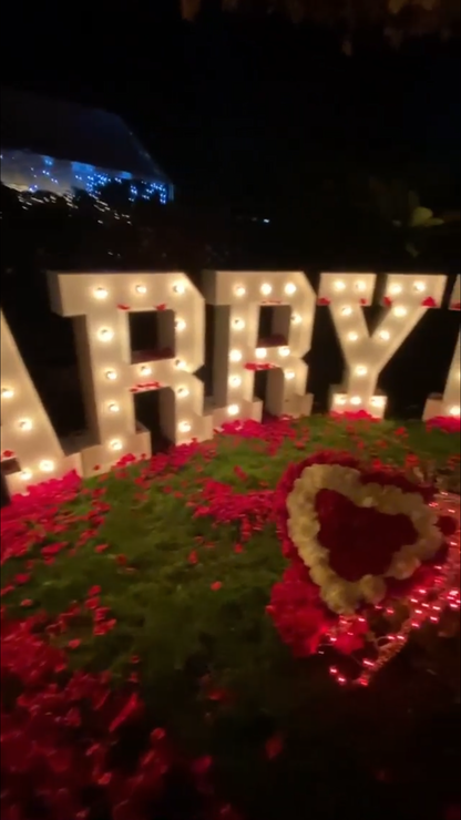 Light Up Marquee Letter A