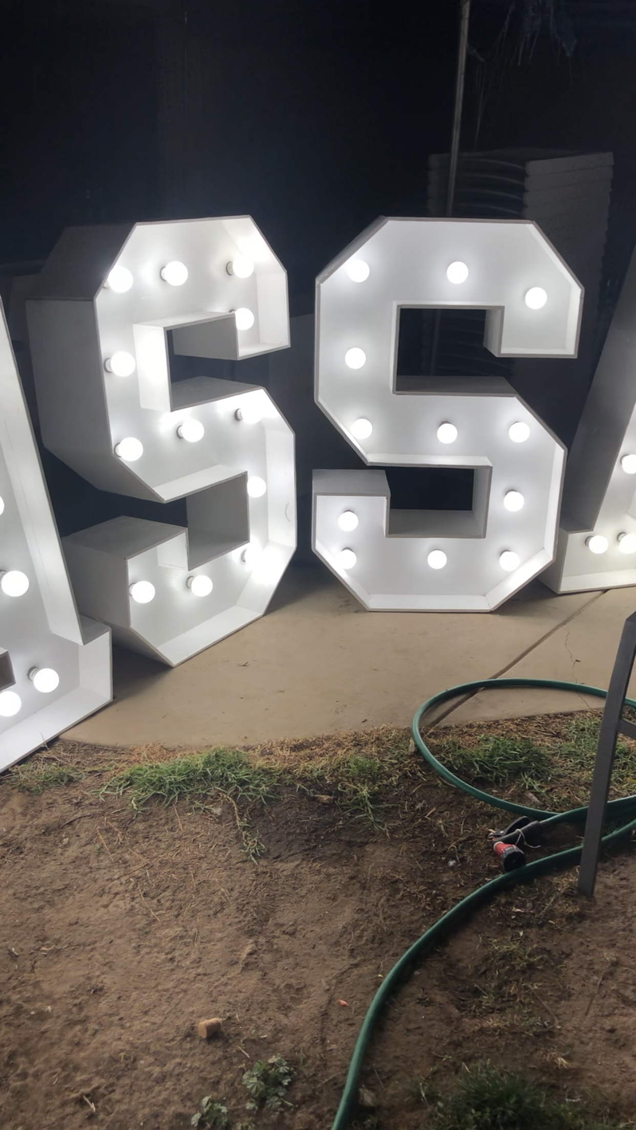 Light Up Marquee Letter A