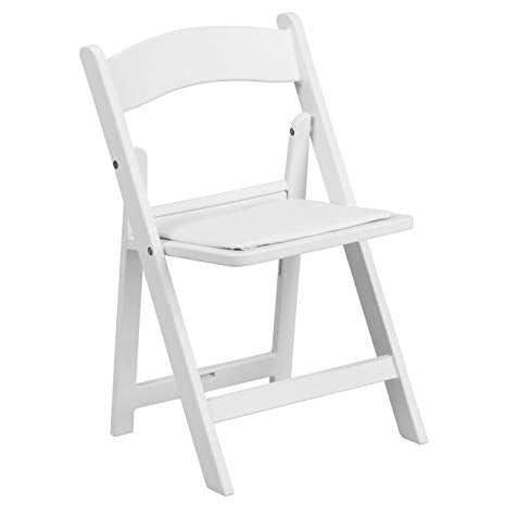 Kids Padded White Chair