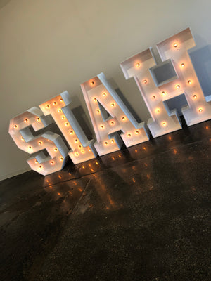 Custom Marquee Sign, Marquee Letters with Lights, Los Angeles Wall