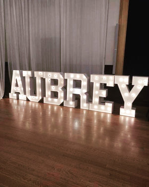 Light Up Marquee Letter U
