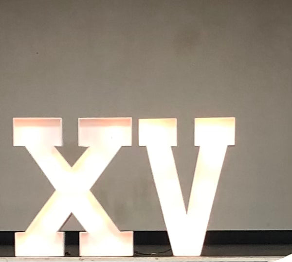 Light Up Marquee Letter X