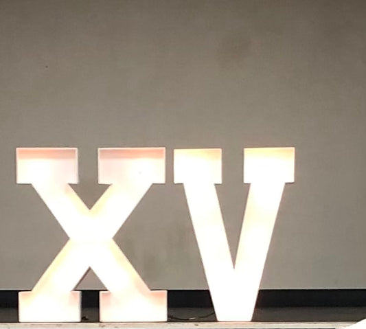 Light Up Marquee Letter X
