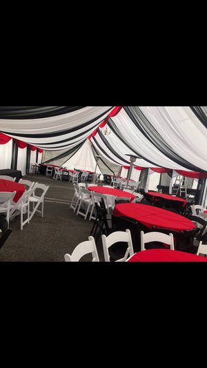 30x50 Tent and Drapery