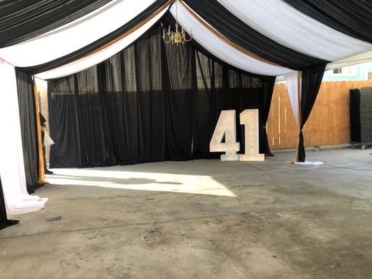 4ft Light Up Marquee Number 4