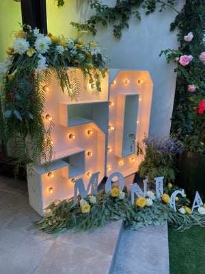 4ft Light Up Marquee Number 5