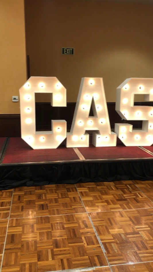 Light Up Marquee Letter C
