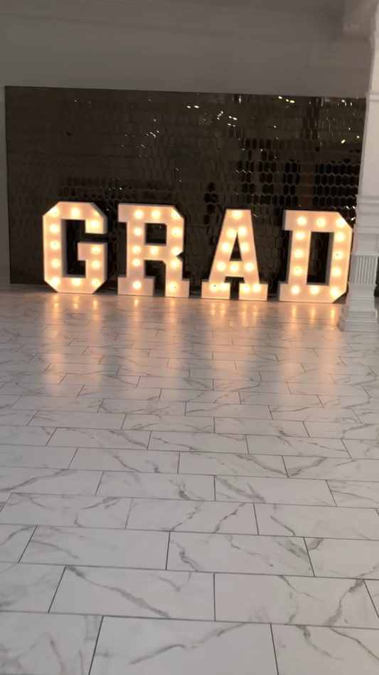 Light Up Marquee Letter D
