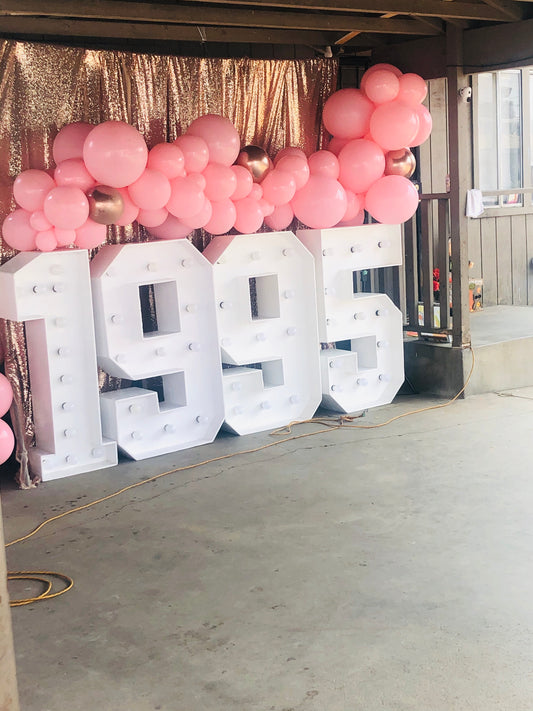 Light Up Marquee Number 9
