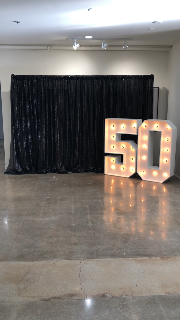4FT Marquee Light Up Number 1